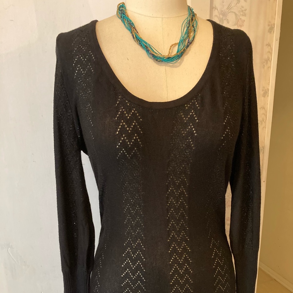 ARDEN B- Black Knit Dress